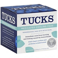 Tucks Pads para Alívio dos Sintomas de Hemorróidas e Pós Parto (Contém 100)
